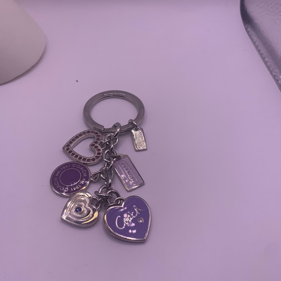 New Coach Purple Heart Keychains - Picture 5 of 8